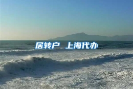 居转户 上海代办