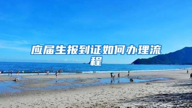 应届生报到证如何办理流程