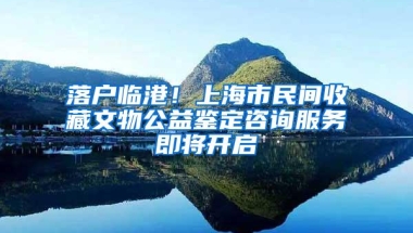 落户临港！上海市民间收藏文物公益鉴定咨询服务即将开启