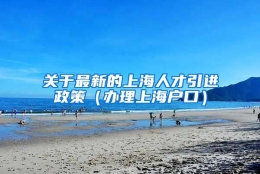 关于最新的上海人才引进政策（办理上海户口）