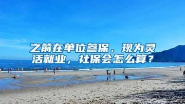 之前在单位参保，现为灵活就业，社保会怎么算？