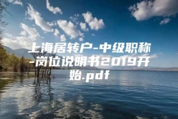 上海居转户-中级职称-岗位说明书2019开始.pdf