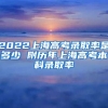 2022上海高考录取率是多少 附历年上海高考本科录取率