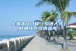 上海落户过程（引进人才）时间线，仅供参考