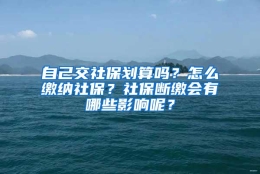 自己交社保划算吗？怎么缴纳社保？社保断缴会有哪些影响呢？