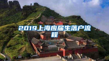 2019上海应届生落户流程