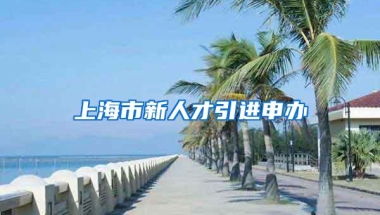 上海市新人才引进申办