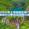 2021年上海应届生落户最新打分要求,赶快提分吧!