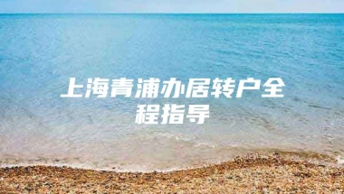 上海青浦办居转户全程指导