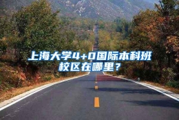 上海大学4+0国际本科班校区在哪里？