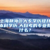 上海静海区大专学历提升本科学历,大自考的专业有什么？