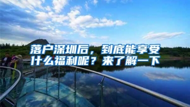 落户深圳后，到底能享受什么福利呢？来了解一下