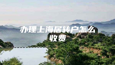 办理上海居转户怎么收费