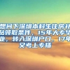 想问下深圳本科生住房补贴领取条件，15年大专毕业，转入深圳户口，17年又考上专插