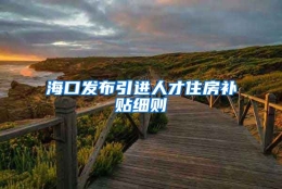 海口发布引进人才住房补贴细则