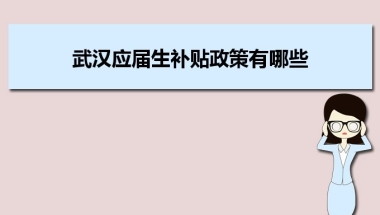 武汉应届生补贴政策有哪些,企业应届生返税补贴标准