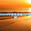 2019毕业生深圳入户流程