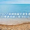 2022深圳应届毕业生落户申请流程一览.docx