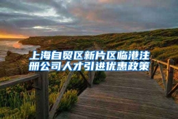 上海自贸区新片区临港注册公司人才引进优惠政策