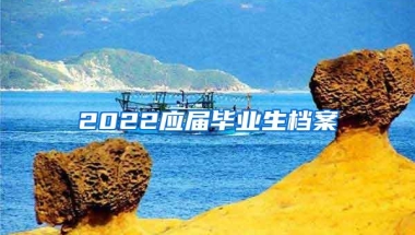 2022应届毕业生档案