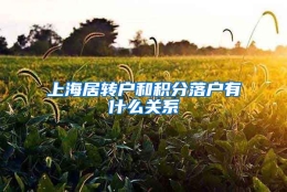 上海居转户和积分落户有什么关系