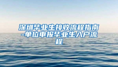 深圳毕业生接收流程指南-单位申报毕业生入户流程