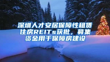 深圳人才安居保障性租赁住房REITs获批，募集资金用于保障房建设