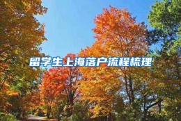 留学生上海落户流程梳理