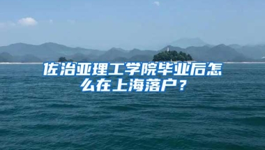 佐治亚理工学院毕业后怎么在上海落户？