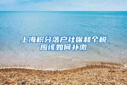 上海积分落户社保和个税应该如何补缴