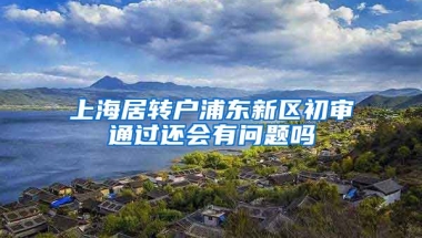 上海居转户浦东新区初审通过还会有问题吗