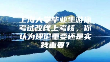 上海大学毕业生游泳考试改线上考核，你认为理论重要还是实践重要？