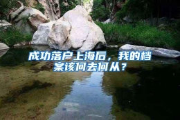 成功落户上海后，我的档案该何去何从？