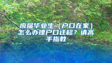 应届毕业生（户口在家）怎么办理户口迁移？请高手指教