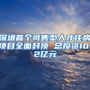 深圳首个可售型人才住房项目全面封顶 总投资10.2亿元