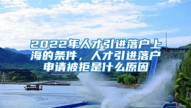 2022年人才引进落户上海的条件，人才引进落户申请被拒是什么原因