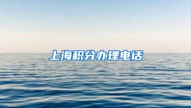 上海积分办理电话