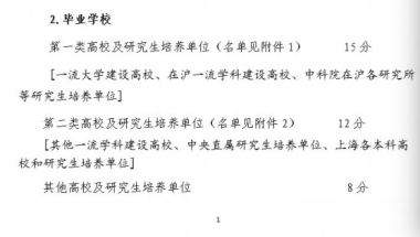 今年上海应届生落户政策调整，双一流政策福利