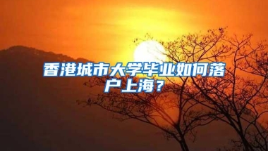 香港城市大学毕业如何落户上海？