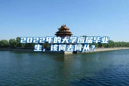 2022年的大学应届毕业生，该何去何从？