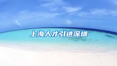 上海人才引进深圳