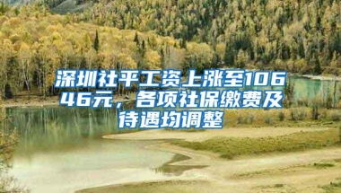 深圳社平工资上涨至10646元，各项社保缴费及待遇均调整