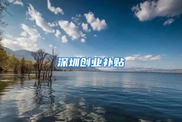 深圳创业补贴