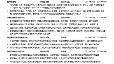 拿到麦肯锡和毕马威实习的应届生简历是什么样的？