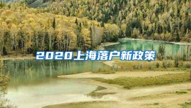 2020上海落户新政策