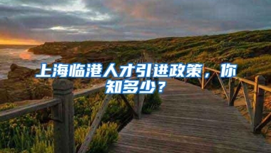 上海临港人才引进政策，你知多少？