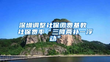 深圳调整社保缴费基数 社保费率“三降两补一浮动”