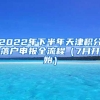 2022年下半年天津积分落户申报全流程（7月开始）