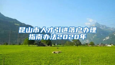 昆山市人才引进落户办理指南办法2020年