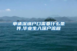 申请深圳户口需要什么条件,毕业生入深户流程